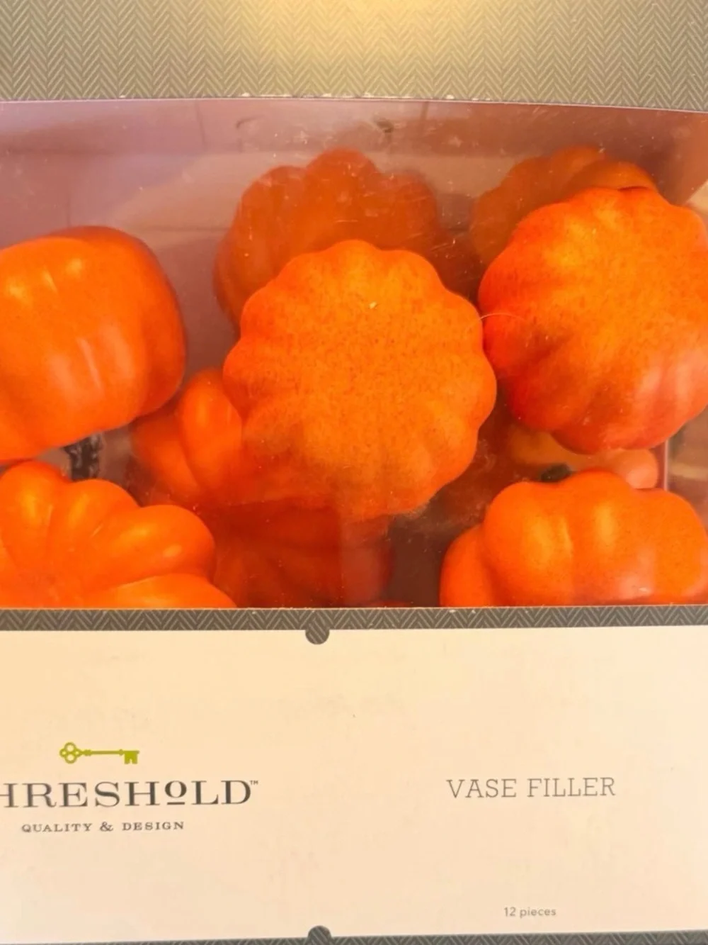 Threshold Bright Orange Mini Pumpkin Vase Fillers